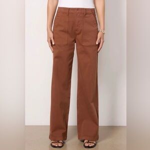 NWT Pistola Nicole Stretch Cotton Wide Leg Pants